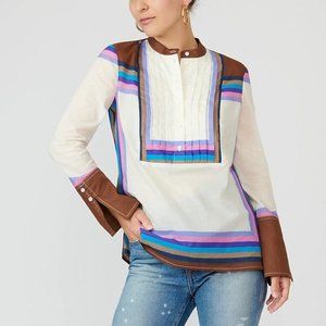 J. Crew Collection Classic Popover in Ratti Frame Print. RARE. Size Medium.